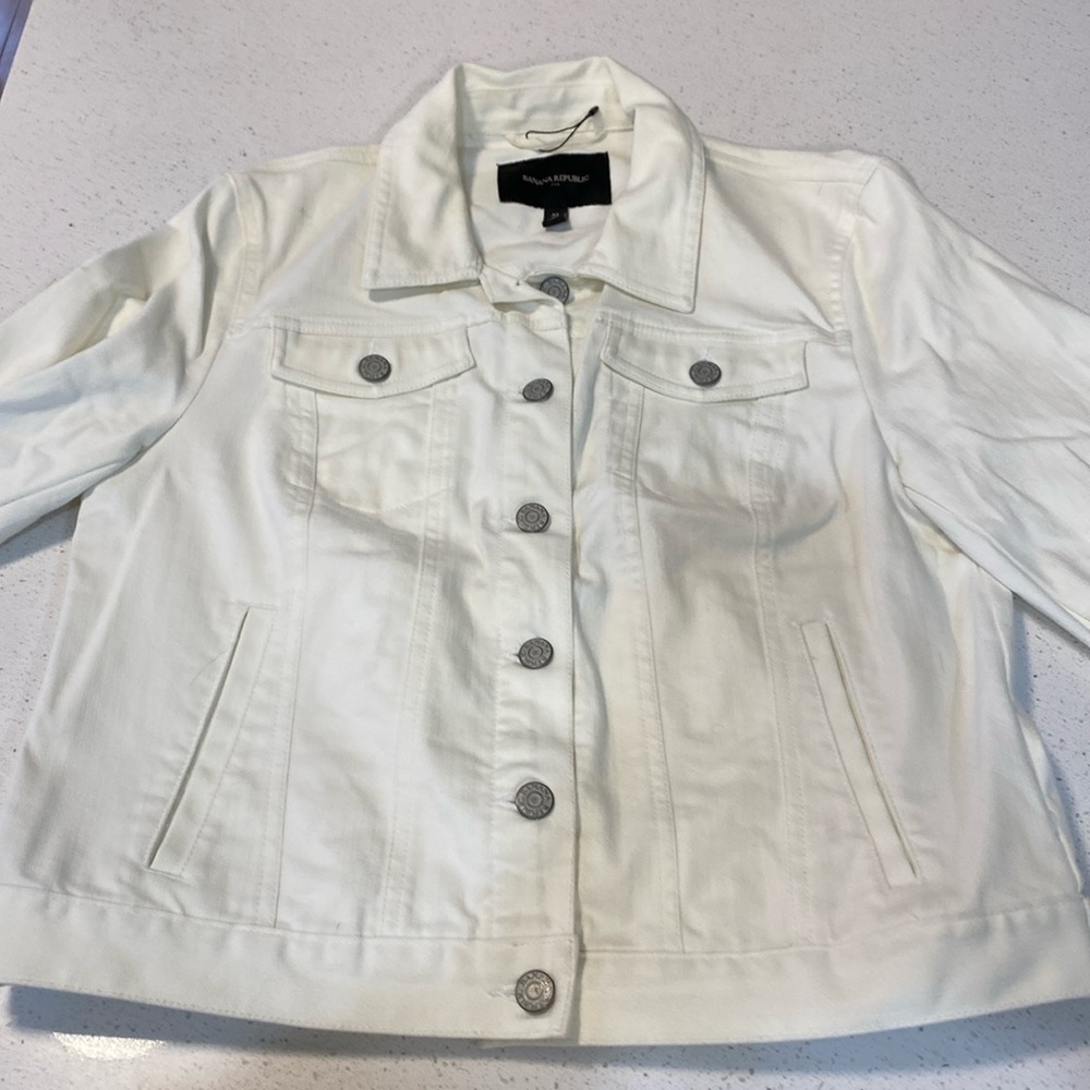 Not for sale Banana Republic NWOT denim jean jacket (off white)